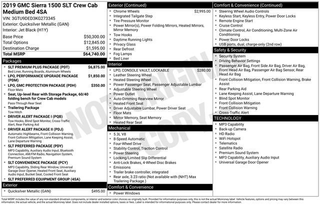 gmc sierra 1500 2019 3GTU9DED3KG273345 image gmc sierra 1500 2019 3GTU9DED3KG273345 image